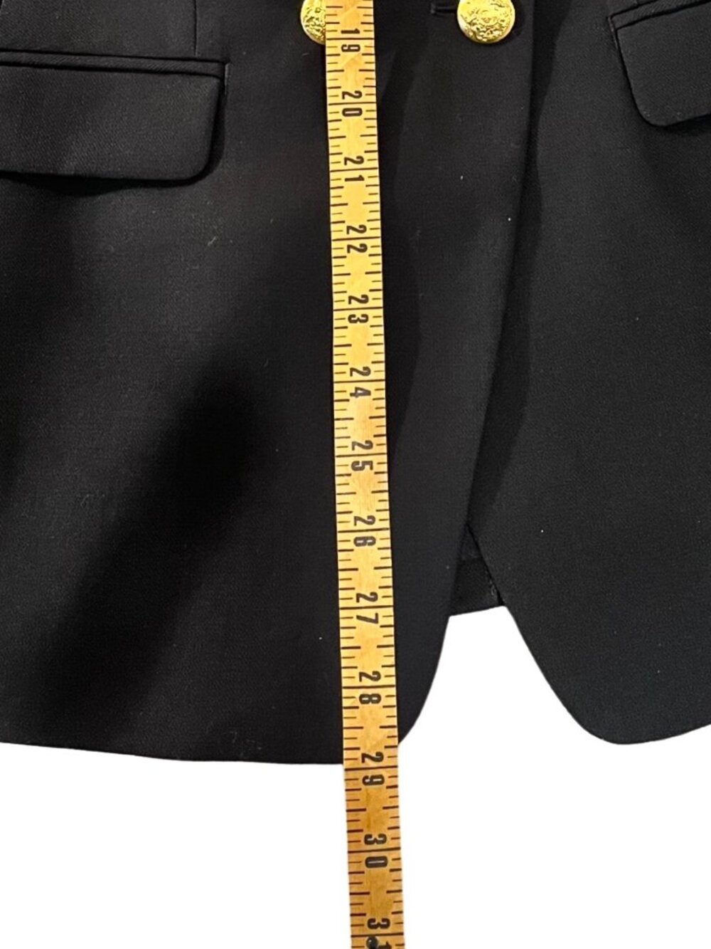 Banana Republic BR Captain's Blazer Jacket - Timeless - Black - Size 0 - Picture 11 of 15